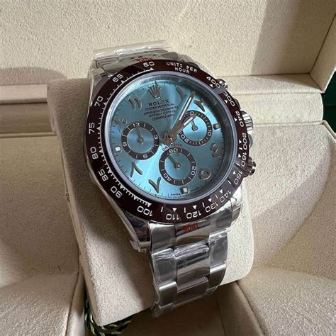 rolex arabic dial ice blue|rolex daytona tiffany blue.